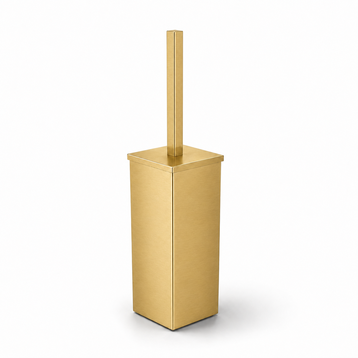 Porta Escova Sanitária Plus Dourado Escovado